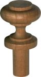 Holzknopf antik, alt, Holz Möbelknopf aus Kirschbaum, Ø 24mm